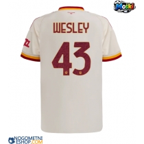 Moški Nogometni dresi AS Roma Wesley Franca #43 Gostujoči 2026-27 Kratek Rokav